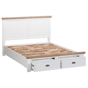 Clementine Two Toned King Bed