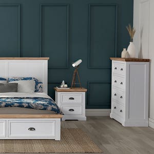 Clementine Two Toned Bedside Table