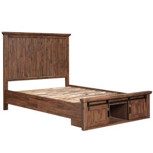 Houston Queen Bed Brown