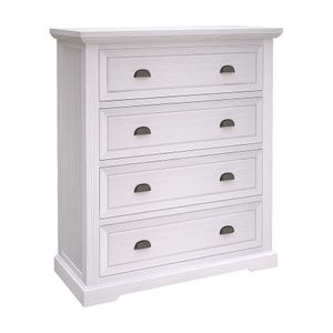 Clementine White Chest 4 drawers