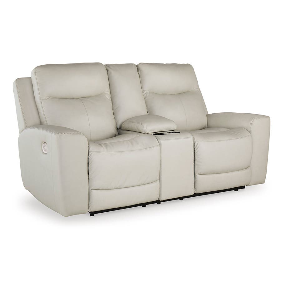 Vaughn triple power outlet reclining sofa