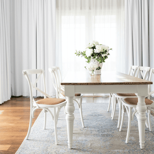 Mirage Cross Back Dining Chair White